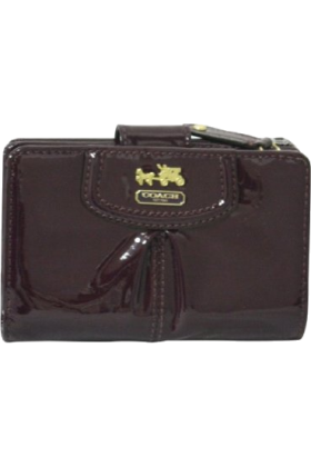 coach wallets plum