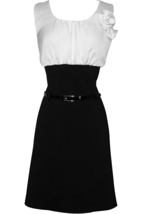 Black Pencil Dress on Color Block Dress W  Belted Black Pencil Skirt White Dresses Amazon