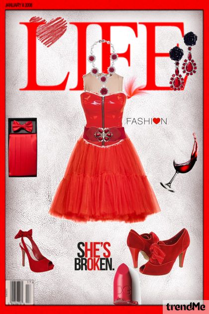 Red Passion- Модное сочетание