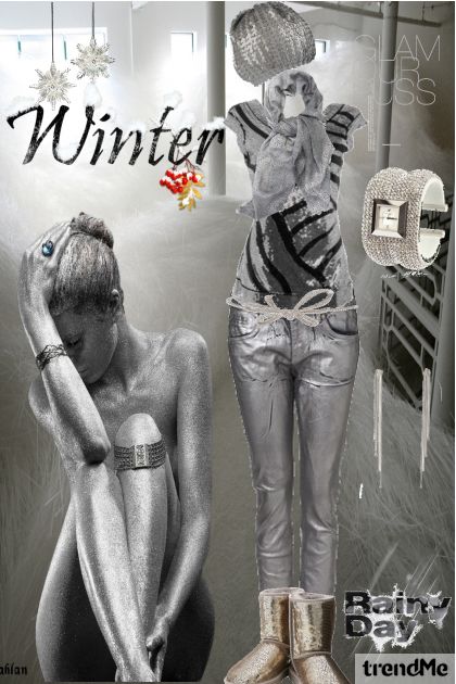 Silver Winter- Modna kombinacija