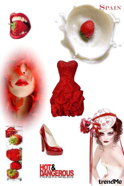 Spanish strawberries- Fashion set