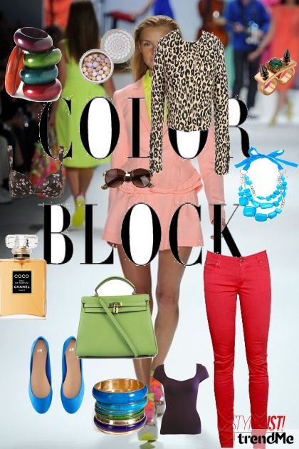 Color Block- Combinazione di moda