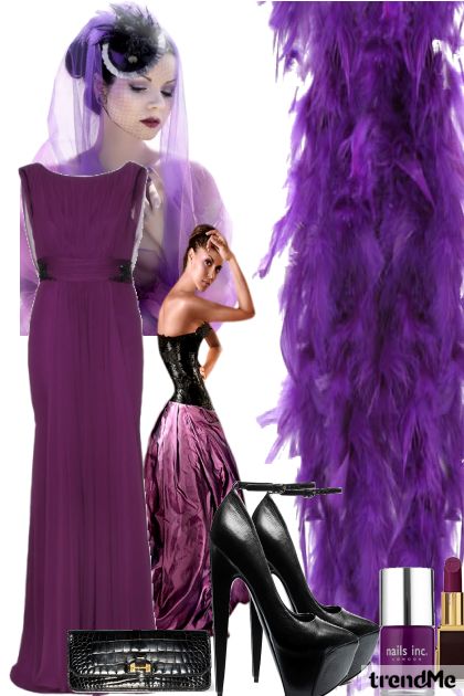 Purple- Combinazione di moda