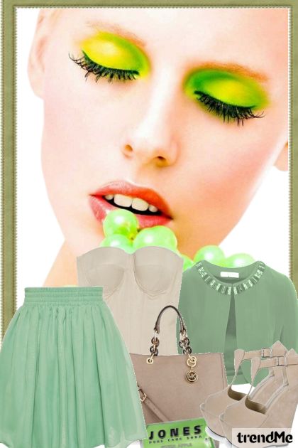 Green girl- Modna kombinacija