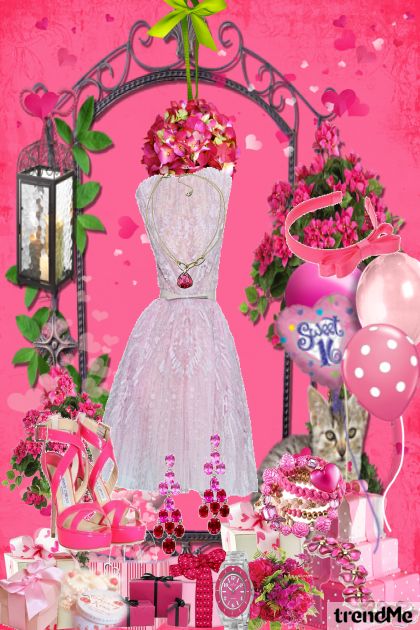 Sweet 16 (Pink  Party )- combinação de moda