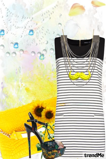 Žuti suncokret- Combinazione di moda