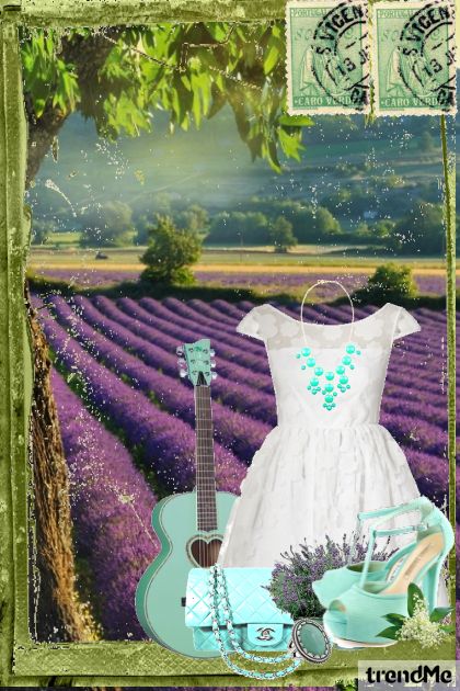 Pozdrav iz lavandinog polja- Combinazione di moda