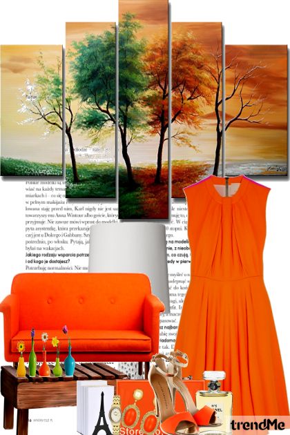 Orange no. 2- Fashion set