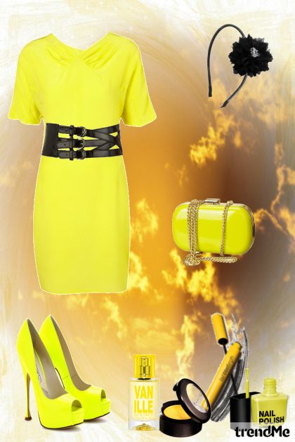 Žutoo- Modna kombinacija