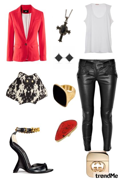 Red vs. Black- Combinazione di moda