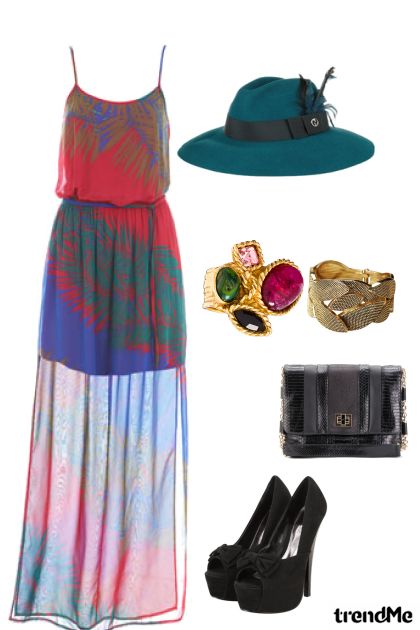 colourful party look- Fashion set