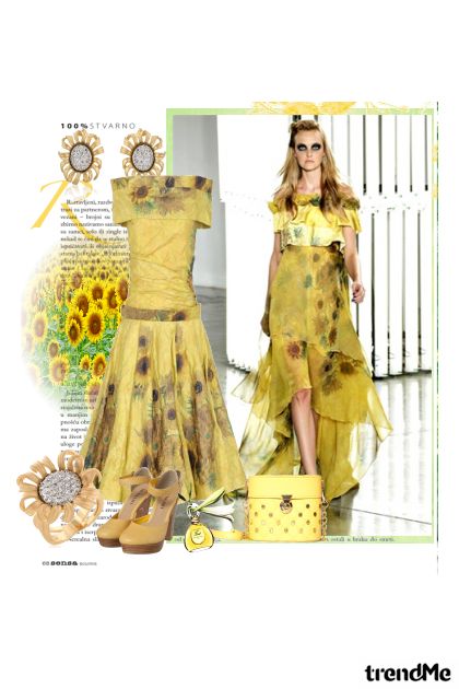 you are my sun, I am your sunflower♥- Fashion set