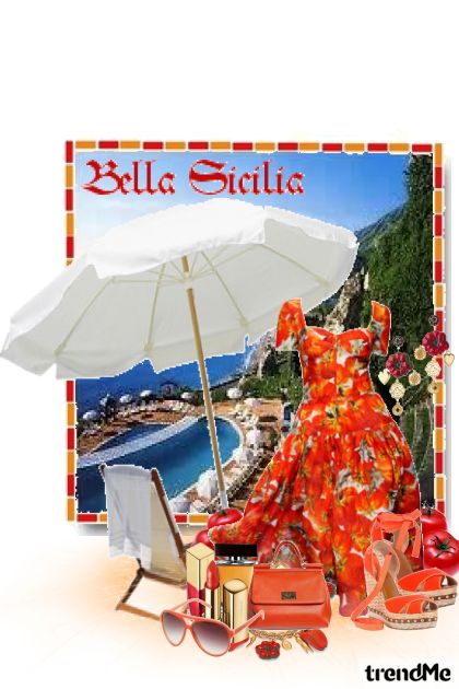 DOLCE & GABBANA ~Bella Sicilia in Red~- Modna kombinacija