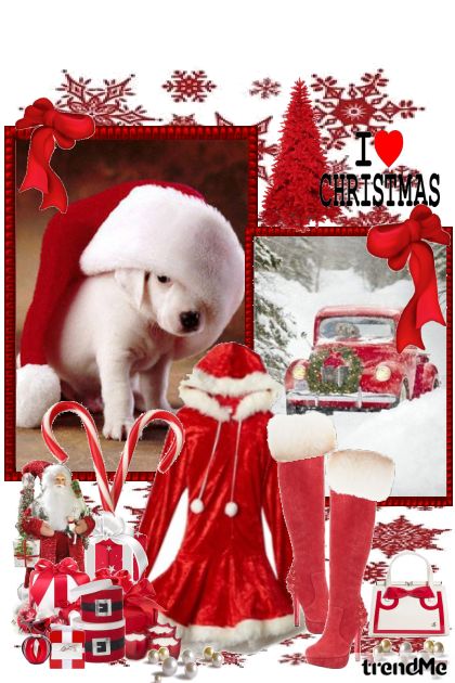 Doggy Christmas !!- Модное сочетание