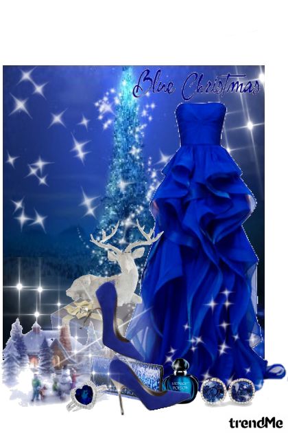 Blue Christmas...- Modna kombinacija