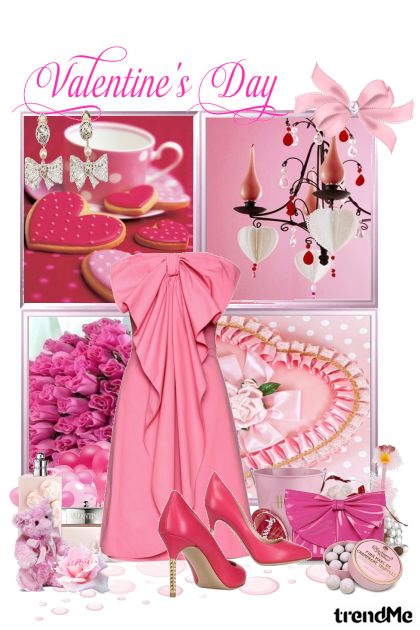 Valentino ~Pink Valentine's Day~- Fashion set