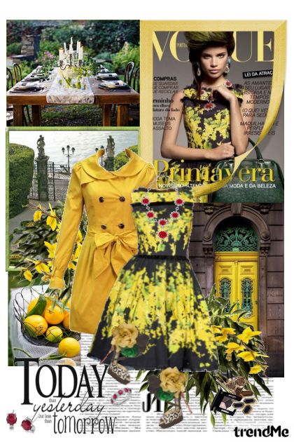 Yellow×Green=Primavera- Combinazione di moda