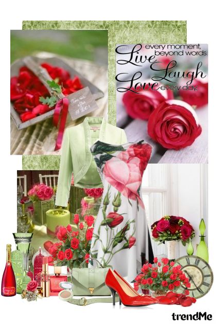 Live Laugh Love every day, every moment- Combinazione di moda