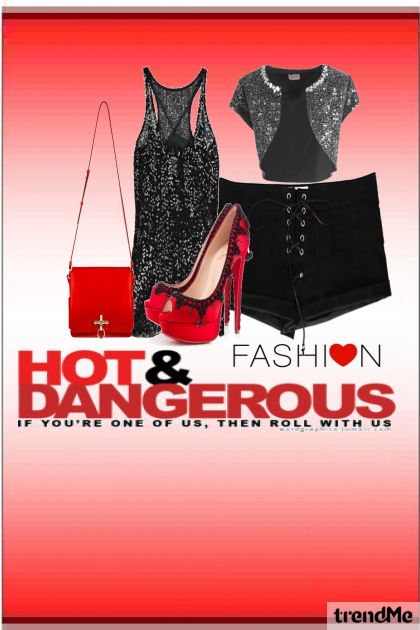 Look #2: "Hot & Dangerous"- Fashion set