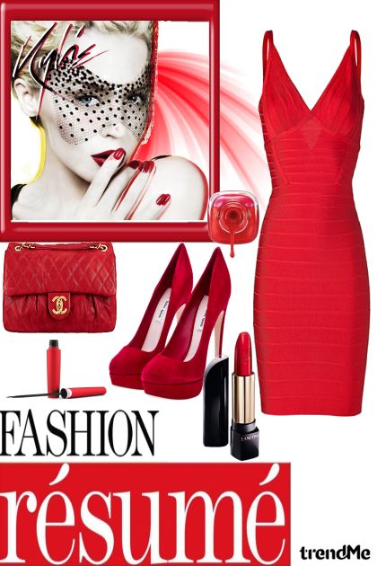 Look #10:"RED is LOVE"- Fashion set