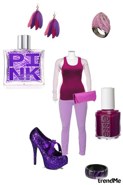 PINK-PURPLE <3- Fashion set