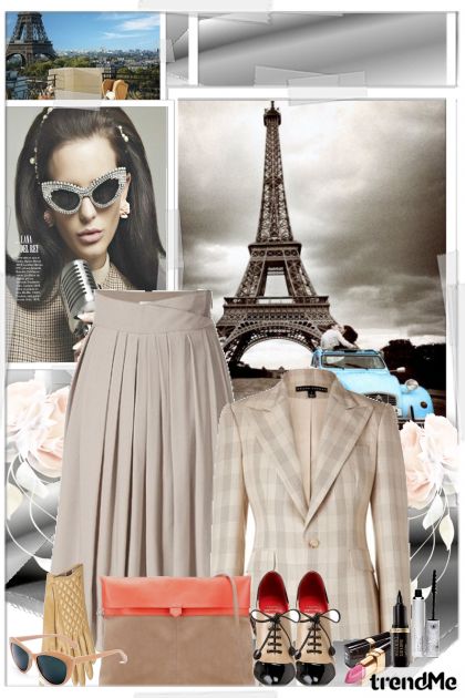 Outfit for Paris- Combinazione di moda