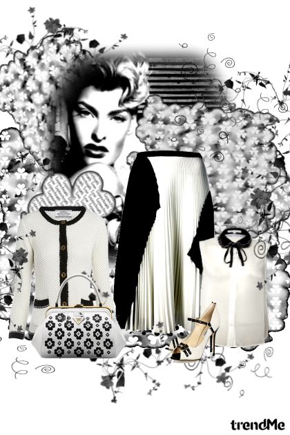 Black and White combination- Combinaciónde moda