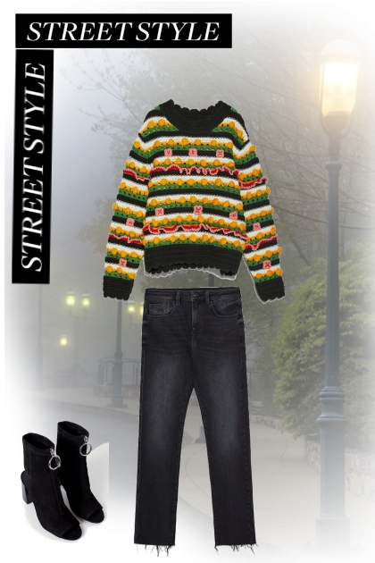 Street style 1- Combinazione di moda