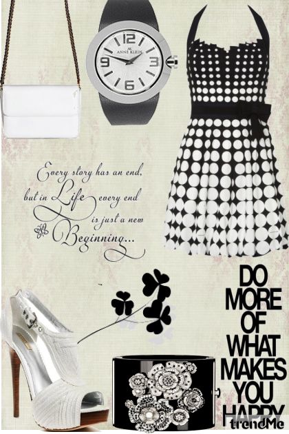 Black & White for Night- Combinazione di moda