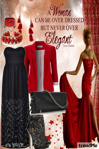 Red after Midnight - Fashion set