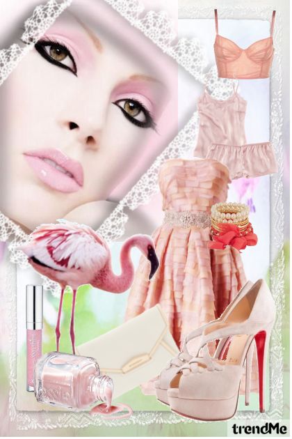 Softly Pink Romance- combinação de moda
