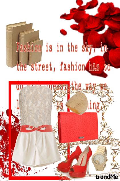 red is my drug- Fashion set