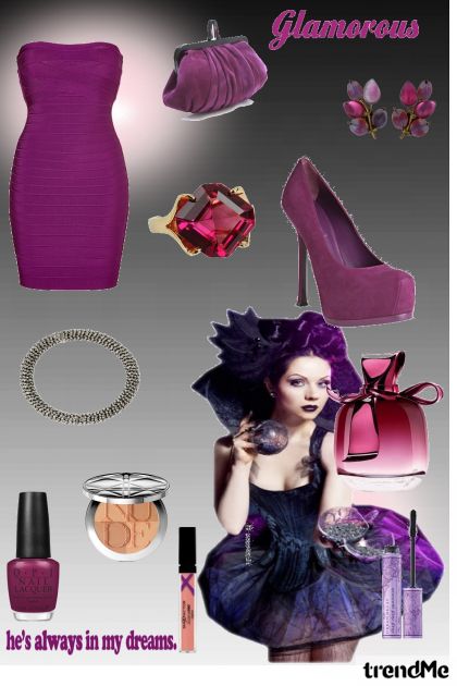 Purple edition- Modna kombinacija