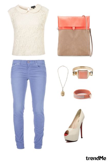 It's all about coral & lace! Enjoy ;) - Kreacja