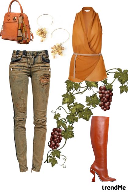 Outono Casual- combinação de moda