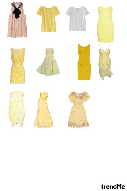 amarelos- Модное сочетание