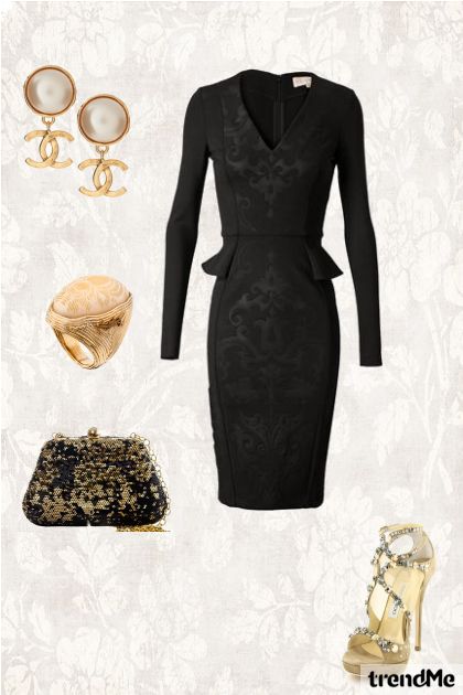 little black dress- Модное сочетание
