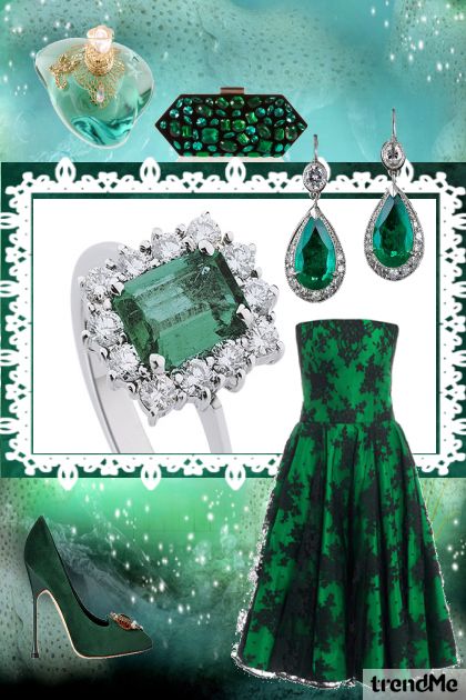 Smaragd- Modna kombinacija