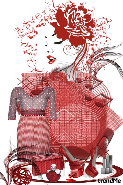 Ruby Red- combinação de moda