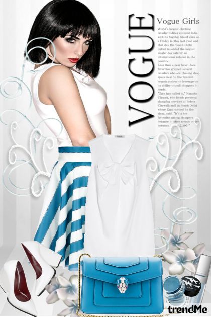 Vogue Girl- combinação de moda