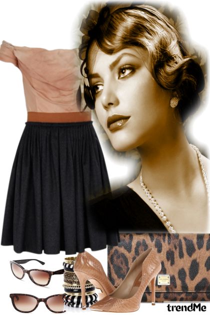 Fashion#1-Vintage Inspired- Combinazione di moda