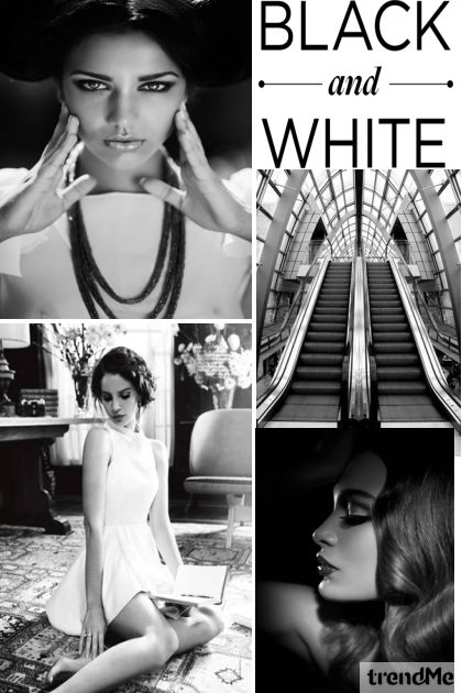 Nothing Is Just Black and White- Combinazione di moda