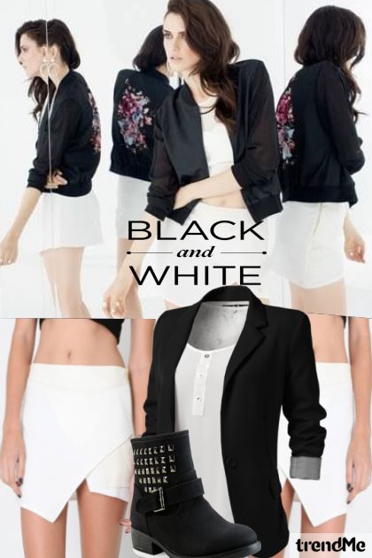 Black and White Series#1- Fashion set