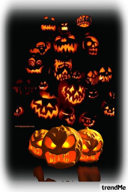 Halloween-Pumpkin Headz- Fashion set