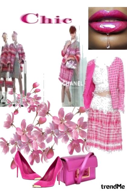 Chic In Pink- Combinazione di moda