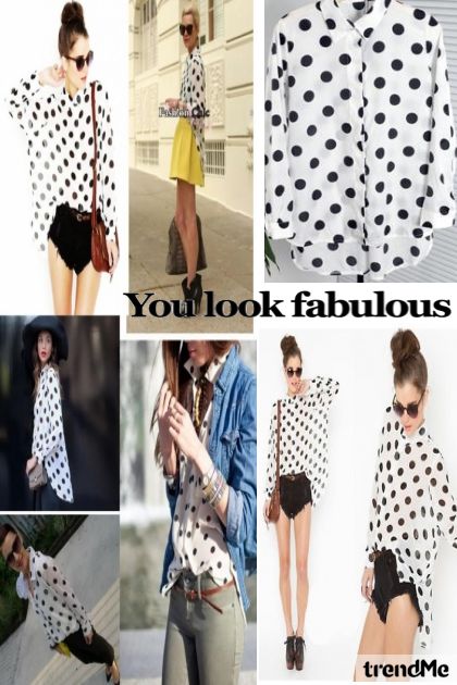 Pick A Dot Collection#1- combinação de moda