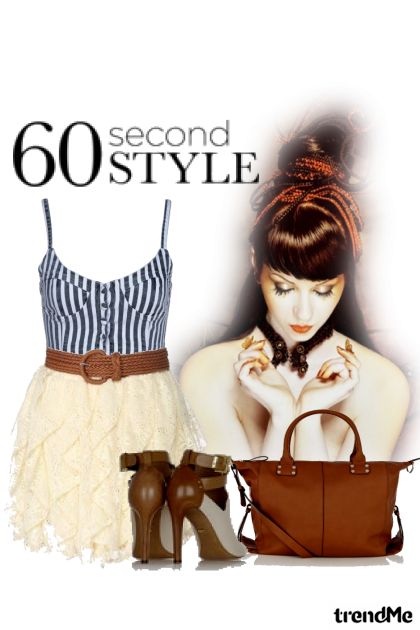 60 Second Style- Modna kombinacija