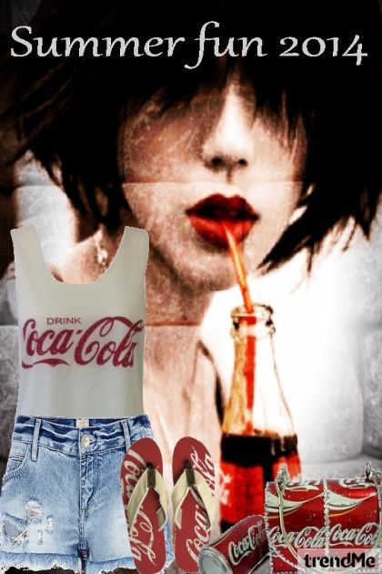 Things Go Better With Coke-Summer Fun- Modna kombinacija
