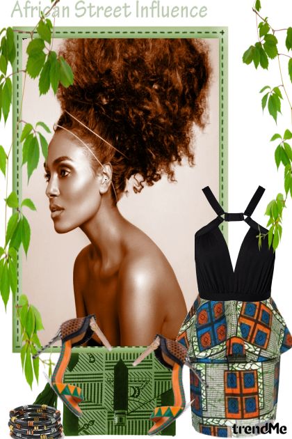 African Street influence-#1- Combinazione di moda