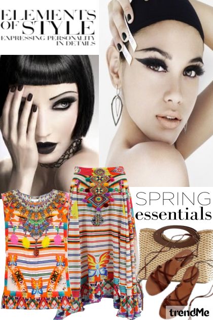 Spring Essentials- Combinazione di moda